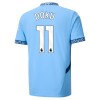 Maillot de Supporter Manchester City Doku 11 Domicile 2024-25 Pour Enfant